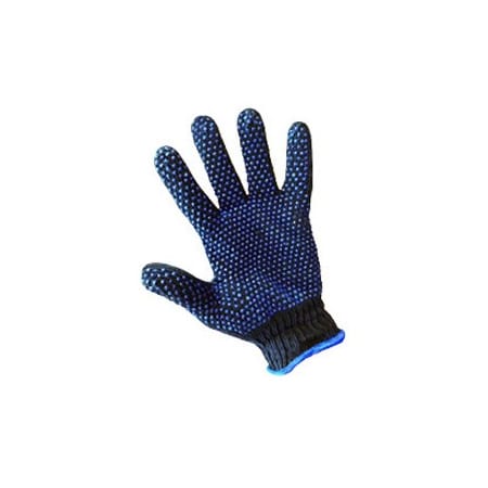 Comfort Grip, Heavy Weight, Double Sided String Knit Glove, Blue - Large - 480 Gloves/CS, 480PK